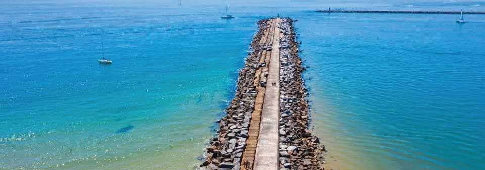 Marine construction works