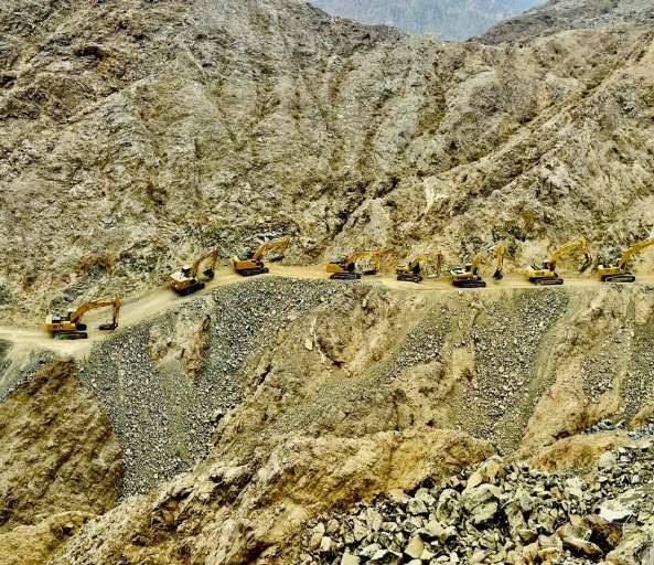 Hill cutting and filling: how roads are built across mountains